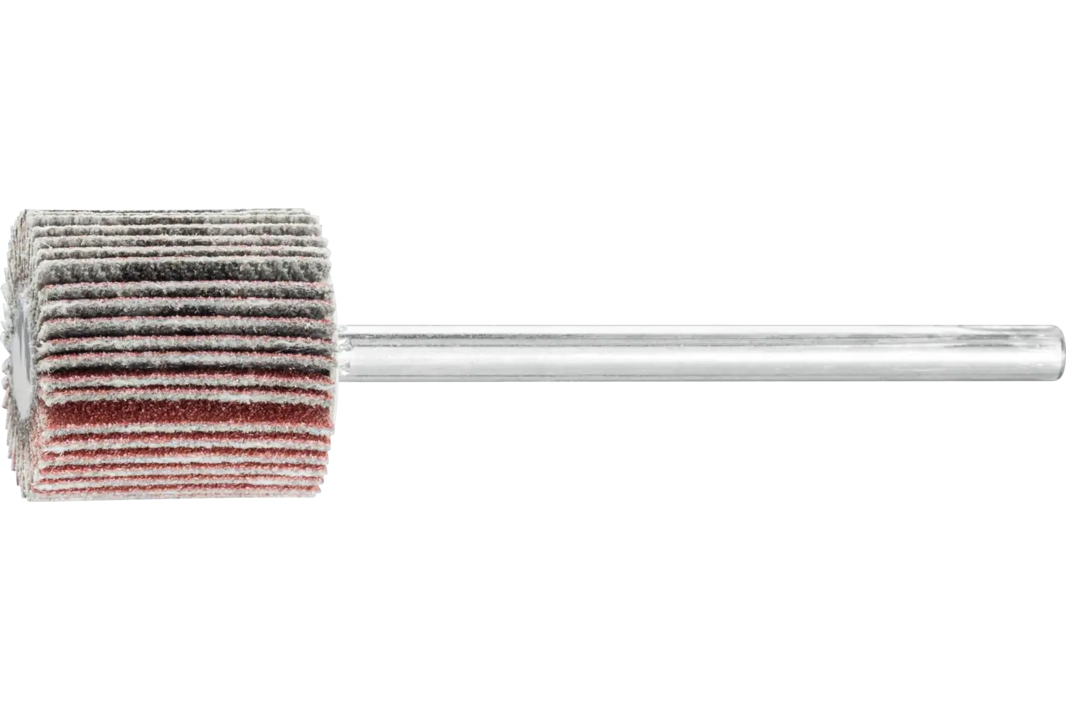 Picture of Pferd Mounted Flap Wheel, 5/8" X 5/8, 180 Grit, 1/8" Shank, Aluminum Oxide